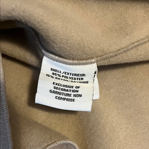 Bagatelle Light Tan Collarless Button-Front Jacket - Picture 5 of 5